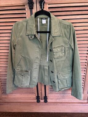 J. Crew Olive Utility Field Jacket - Women's